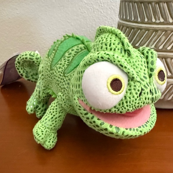 Disney Other - NEW Pascal Tangled Rapunzel Official Disney Store Stuffed Chameleon Lizard 9”
